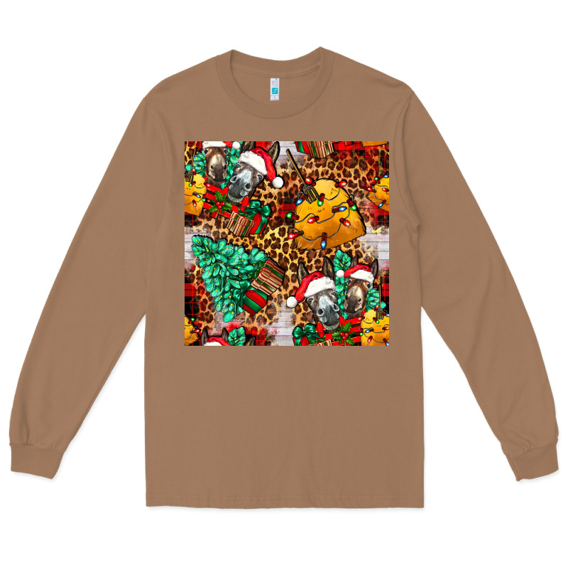 Christmas Donkeys Long Sleeve Tee by FaDigitalArtStudio | Teevron