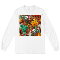 White christmas donkeys Long Sleeve Tee - FaDigitalArtStudio