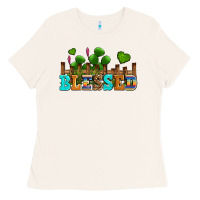 Bone blessed olivia Ladies Tee - OliviaCreatesArt