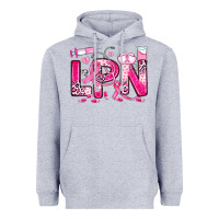 Heather Grey breast cancer lpn licensed practical nurse Heavyweight Hoodie - JahusDesignShop