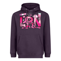 Plum breast cancer lpn licensed practical nurse Heavyweight Hoodie - JahusDesignShop
