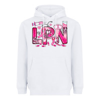 White breast cancer lpn licensed practical nurse Heavyweight Hoodie - JahusDesignShop