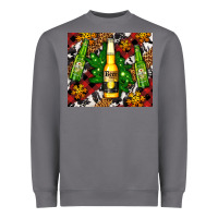 Storm beer bottles with golden snow Heavyweight Sweatshirt - AdoDesignShop