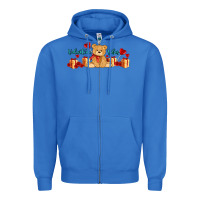 True Royal valentines vibes with gifts and bear Zipper Hoodie - AdoDesignShop