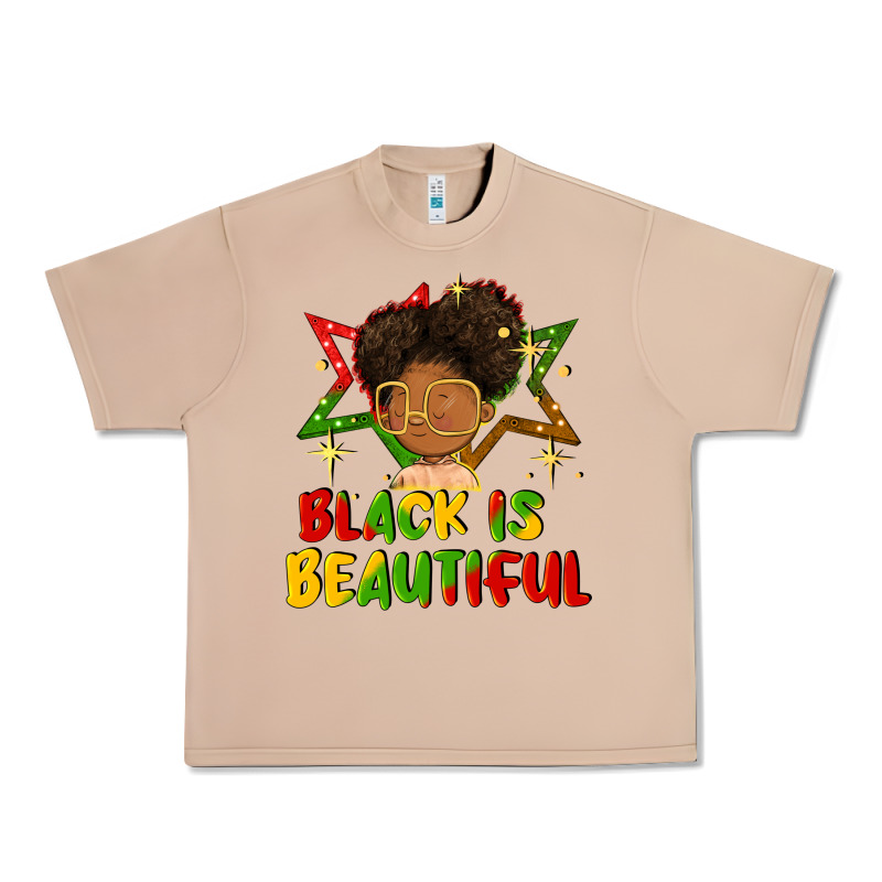 Black Is Beautiful Urban Heavy Tee by FaDigitalArtStudio | Teevron