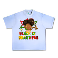 Grape Ice black is beautiful Urban Heavy Tee - FaDigitalArtStudio