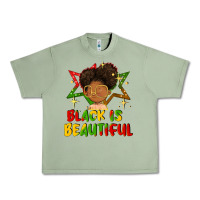 Oil Green black is beautiful Urban Heavy Tee - FaDigitalArtStudio
