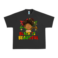 Pigment Black black is beautiful Urban Heavy Tee - FaDigitalArtStudio