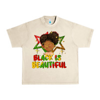 Sandshell black is beautiful Urban Heavy Tee - FaDigitalArtStudio