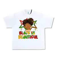 White black is beautiful Urban Heavy Tee - FaDigitalArtStudio
