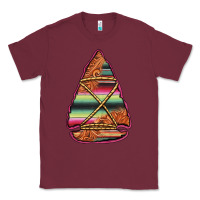 Burgundy serape tooled leather arrowhead Classic Tee - Jasminsmagicworld