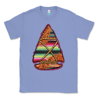 Colony Blue serape tooled leather arrowhead Classic Tee - Jasminsmagicworld