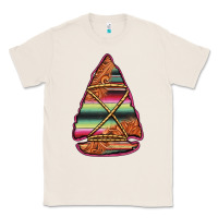 Natural serape tooled leather arrowhead Classic Tee - Jasminsmagicworld