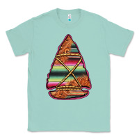 Seafoam serape tooled leather arrowhead Classic Tee - Jasminsmagicworld