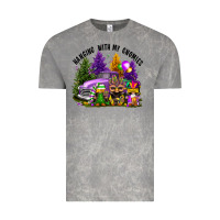 Cloud Rock mardi gras hanging with my gnomies Vintage Tee - FaDigitalArtStudio