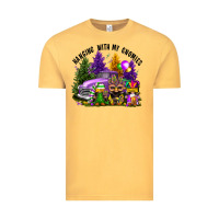 Vintage Mustard mardi gras hanging with my gnomies Vintage Tee - FaDigitalArtStudio