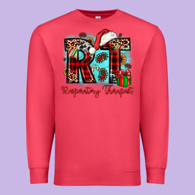 Christmas Rt Respiratory Therapist Premium Sweatshirt Designed By Jahusdesignshop