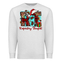 Oatmeal Heather christmas rt respiratory therapist Premium Sweatshirt - JahusDesignShop