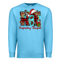 Ocean Blue christmas rt respiratory therapist Premium Sweatshirt - JahusDesignShop