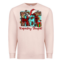 Pale Pink christmas rt respiratory therapist Premium Sweatshirt - JahusDesignShop