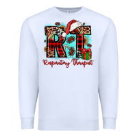 White christmas rt respiratory therapist Premium Sweatshirt - JahusDesignShop