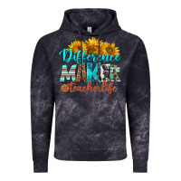 Cloud Black difference maker teacher life Vintage Hoodie - BundleAndBundleShop