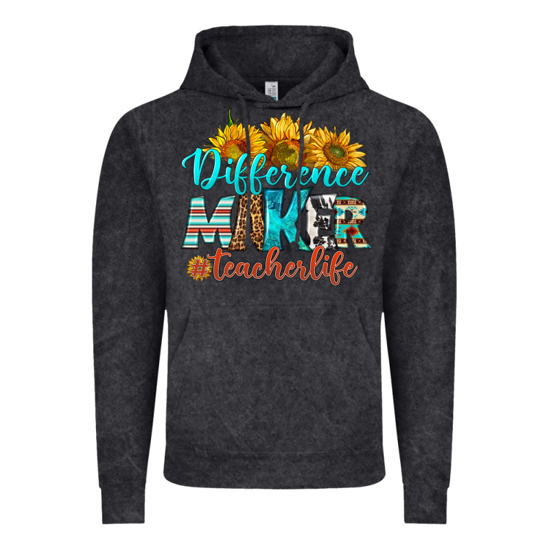 Difference Maker Teacher Life Vintage Hoodie by BundleAndBundleShop | Teevron