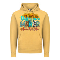 Vintage Mustard difference maker teacher life Vintage Hoodie - BundleAndBundleShop