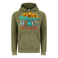 Vintage Olive difference maker teacher life Vintage Hoodie - BundleAndBundleShop