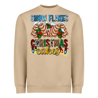 Mushroom snow flakes christmas cakes ado Heavyweight Sweatshirt - AdoDesignShop