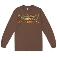 Chestnut cutest pumpkin in the patch lebbey glass Long Sleeve Tee - BundleAndBundleShop