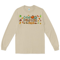 Mushroom cutest pumpkin in the patch lebbey glass Long Sleeve Tee - BundleAndBundleShop