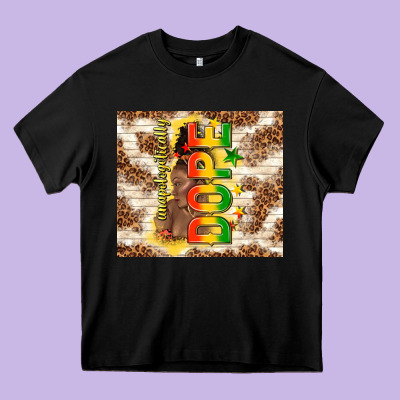 Unapologetically Dope Heavy Core Tee Designed By Tumblerdesignbyshophia