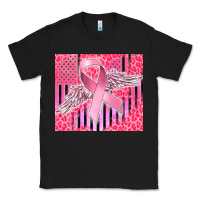 Black cancer awareness american flag Classic Tee - CowGirlArtShop