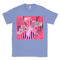 Colony Blue cancer awareness american flag Classic Tee - CowGirlArtShop