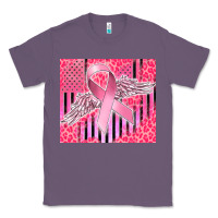 Lavender cancer awareness american flag Classic Tee - CowGirlArtShop