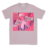 Lilac cancer awareness american flag Classic Tee - CowGirlArtShop