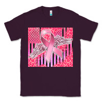 Plum cancer awareness american flag Classic Tee - CowGirlArtShop