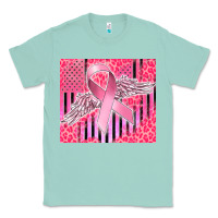 Seafoam cancer awareness american flag Classic Tee - CowGirlArtShop