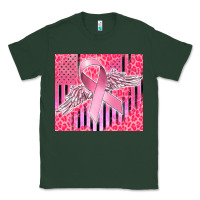 Sports Green cancer awareness american flag Classic Tee - CowGirlArtShop