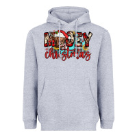 Heather Grey mooey christmas sunflower Heavyweight Hoodie - JahusDesignShop