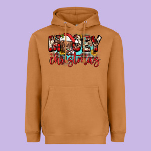 Mooey Christmas Sunflower Heavyweight Hoodie Designed By Jahusdesignshop