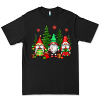 Black christmas gnomies Premium Tee - CowGirlArtShop