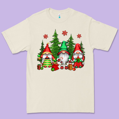Christmas Gnomies Premium Tee Designed By Cowgirlartshop