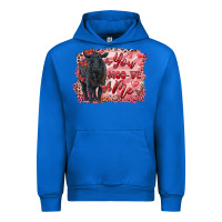 Cobalt you moo ve  me black angus Urban Hoodie - RanaPortraitStore