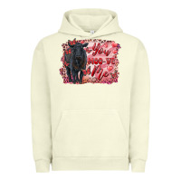 Pigment Pistachio you moo ve  me black angus Urban Hoodie - RanaPortraitStore
