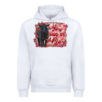 White you moo ve  me black angus Urban Hoodie - RanaPortraitStore