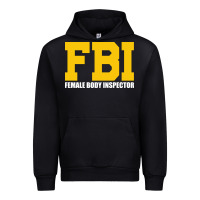 Black FBI, Female Body Inspector Funny Urban Hoodie - DesigneFamous