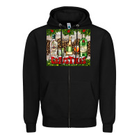 Black christmas cocktail party Zipper Hoodie - AdoDesignShop