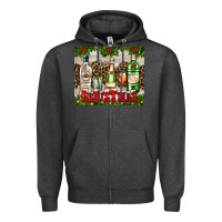 Charcoal Heather christmas cocktail party Zipper Hoodie - AdoDesignShop